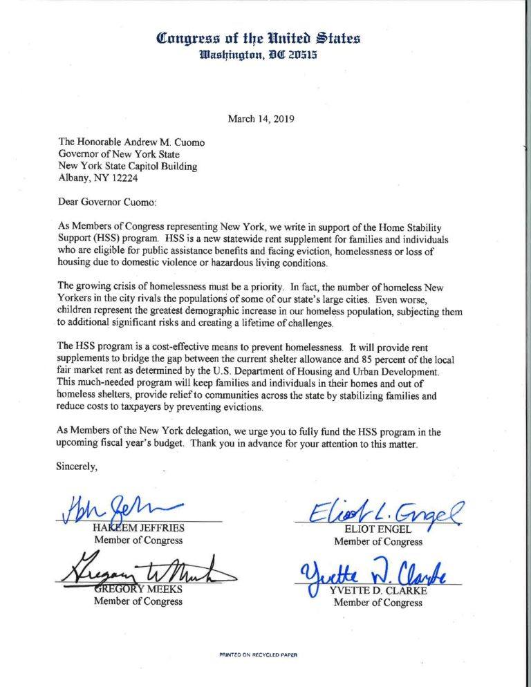 Today’s Read: Members of New York's Congressional Delegation Call on ...